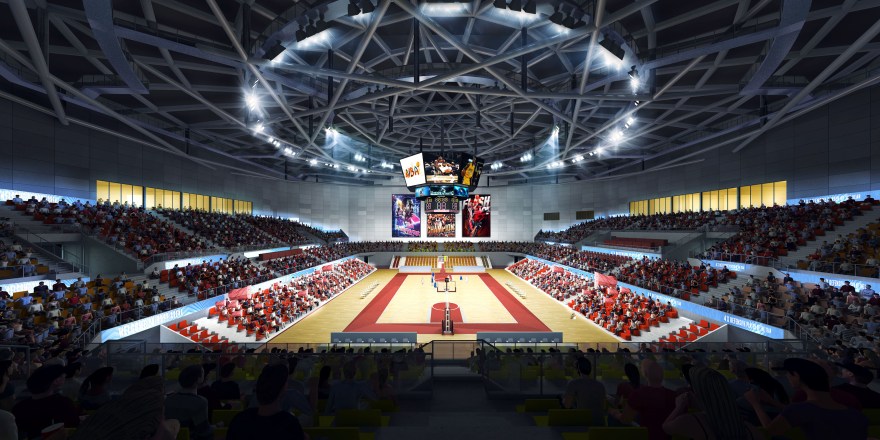 体育馆室内空间